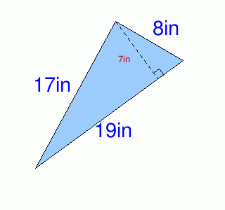Math Practice Problems - Triangle Area